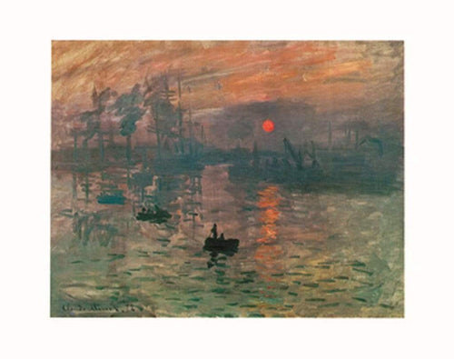 Claude Monet Impression, Sonnenaufgang Kunstdruk 71x56cm | Yourdecoration.nl