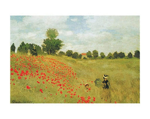 Claude Monet Papaveri Kunstdruk 50x40cm | Yourdecoration.nl