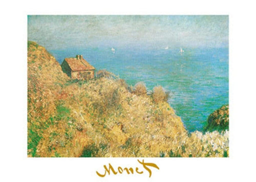 Claude Monet La casa dei doganieri Kunstdruk 70x50cm | Yourdecoration.nl