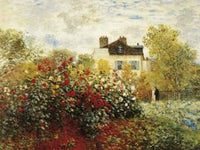 Claude Monet  The Artist's Garden Kunstdruk 80x60cm | Yourdecoration.nl