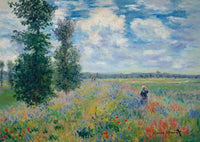 Claude Monet  Les Coquelicots Kunstdruk 29.7x21cm | Yourdecoration.nl