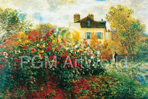 Claude Monet The Artist's Garden Kunstdruk 100x70cm | Yourdecoration.nl