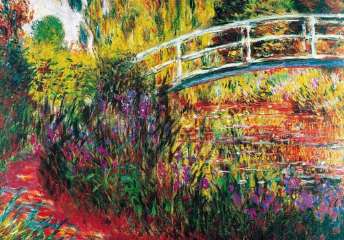 Claude Monet Le Pont Japonais Kunstdruk 100x70cm | Yourdecoration.nl