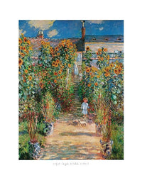 Claude Monet  Le jardin de l'artiste Kunstdruk 50x70cm | Yourdecoration.nl