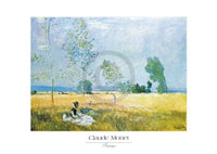 Claude Monet  Printemps Kunstdruk 70x50cm | Yourdecoration.nl