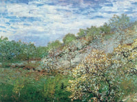 Claude Monet  BÃ¤ume in BlÃ¼te Kunstdruk 80x60cm | Yourdecoration.nl