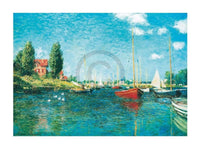 Claude Monet  Red Boats Kunstdruk 80x60cm | Yourdecoration.nl