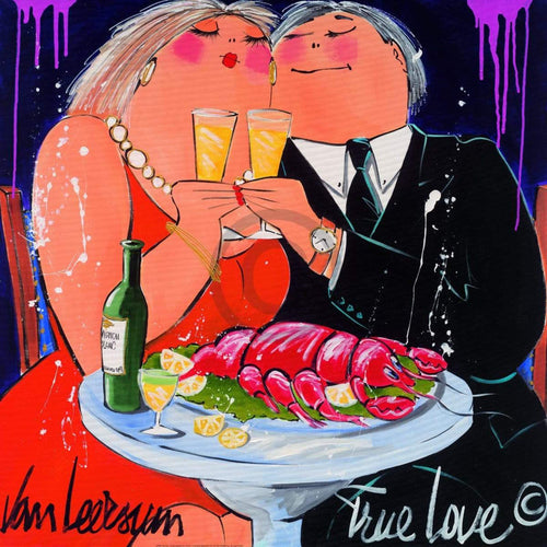 El van Leersum True Love Kunstdruk 70x70cm | Yourdecoration.nl