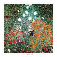 Gustav Klimt  Giardino fiorito Kunstdruk 70x70cm | Yourdecoration.nl
