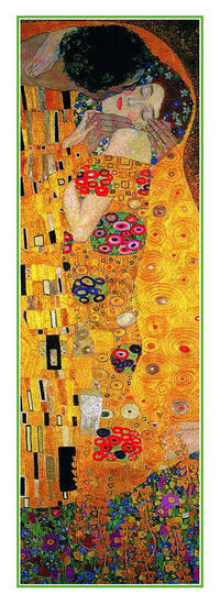 Gustav Klimt  The Kiss Kunstdruk 50x138cm | Yourdecoration.nl