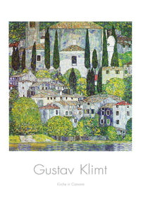Gustav Klimt  Kirche in Cassone Kunstdruk 70x100cm | Yourdecoration.nl