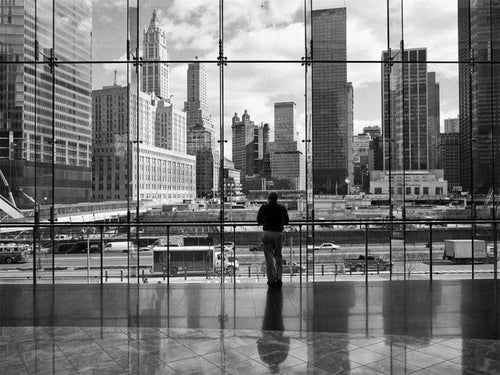Henri Silberman Looking at Ground Zero Kunstdruk 80x60cm | Yourdecoration.nl