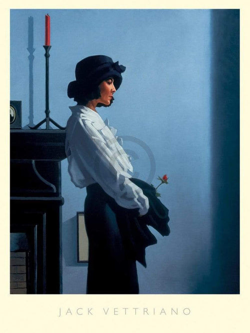 Jack Vettriano Valentine Rose Kunstdruk 60x80cm | Yourdecoration.nl