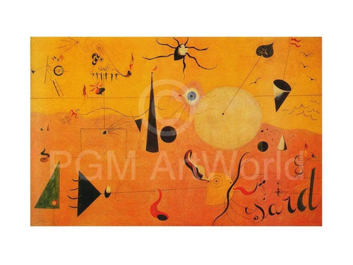 Joan Miro Paysage Catalan Kunstdruk 80x60cm | Yourdecoration.nl