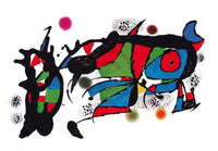 Joan Miro  Obra de Joan Miro Kunstdruk 100x70cm | Yourdecoration.nl