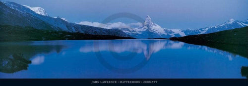 John Lawrence Matterhorn, Zermatt Kunstdruk 95x33cm | Yourdecoration.nl