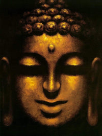 Mahayana  Buddha Kunstdruk 60x80cm | Yourdecoration.nl