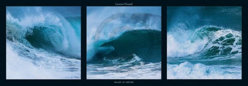 Laurent Pinsard  Waves in motion Kunstdruk 95x33cm | Yourdecoration.nl