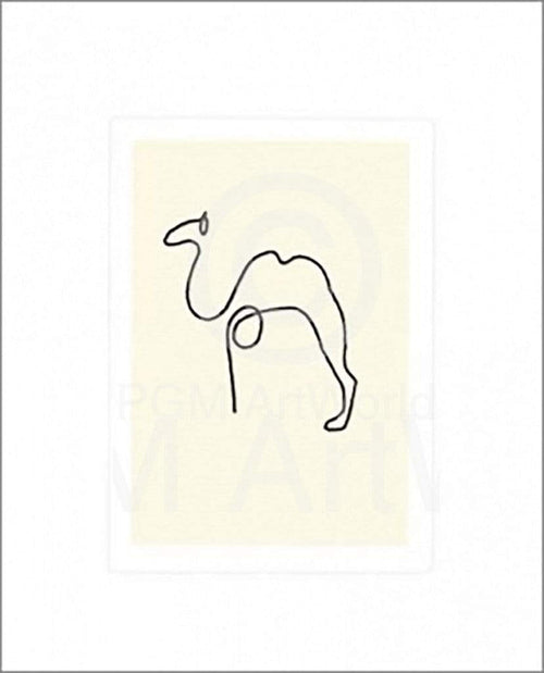 Pablo Picasso Le Chameau Kunstdruk 50x60cm | Yourdecoration.nl