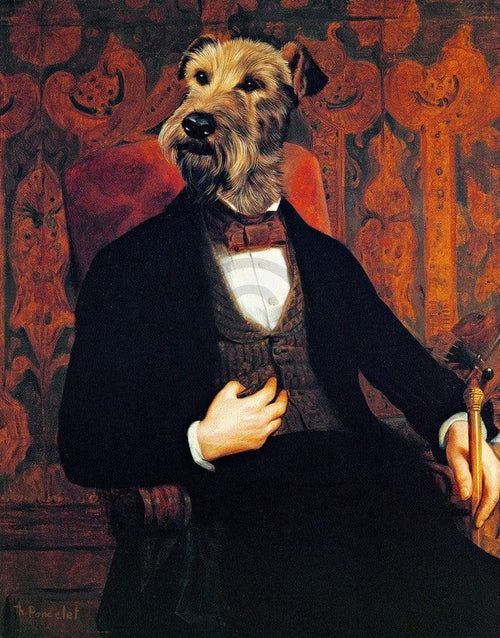 Thierry Poncelet Monsieur Kunstdruk 28x35cm | Yourdecoration.nl