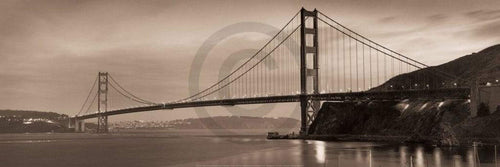 Alan Blaustein Golden Gate Bridge II Kunstdruk 90x30cm | Yourdecoration.nl
