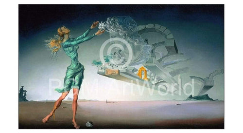 Salvador Dali Mirage Kunstdruk 100x50cm | Yourdecoration.nl