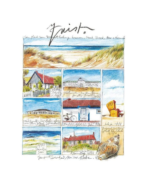 Sabine Gerke Juist Kunstdruk 40x50cm | Yourdecoration.nl