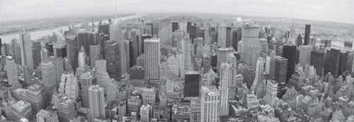 Shutterstock Manhatten panorama Kunstdruk 95x33cm | Yourdecoration.nl