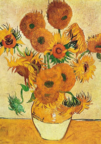 Vincent Van Gogh  Vaso di girasoli Kunstdruk 70x100cm | Yourdecoration.nl