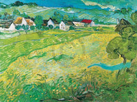 Vincent Van Gogh  Sonnige Wiese bei Auvers, 1890 Kunstdruk 80x60cm | Yourdecoration.nl
