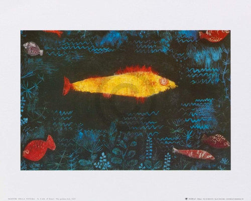 Paul Klee The golden fish, 1925 Kunstdruk 30x24cm | Yourdecoration.nl
