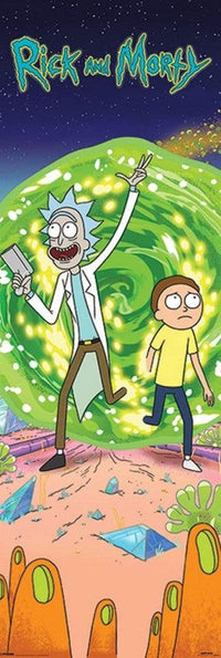 Pyramid Rick and Morty Portal Poster 53x158cm | Yourdecoration.nl