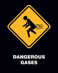 Pyramid Dangerous Gases Poster 40x50cm | Yourdecoration.nl