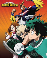 Pyramid My Hero Academia Heroes to Action Poster 40x50cm | Yourdecoration.nl