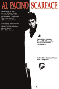 Pyramid Scarface One Sheet Poster 61x91,5cm | Yourdecoration.nl