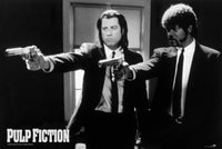 Pyramid Pulp Fiction Black and White Guns Poster 91,5x61cm | Yourdecoration.nl