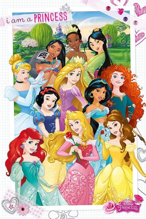 Pyramid Disney Princess I am a Princess Poster 61x91,5cm | Yourdecoration.nl