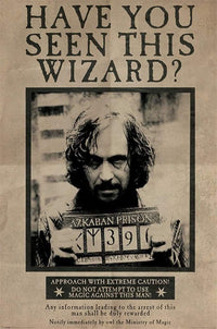 Pyramid Harry Potter Wanted Sirius Black Poster 61x91,5cm | Yourdecoration.nl