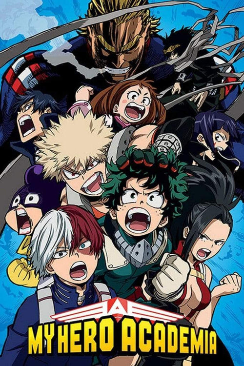 Pyramid My Hero Academia Cobalt Blast Group Poster 61x91,5cm | Yourdecoration.nl