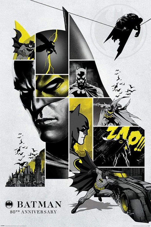 Pyramid Batman 80th Anniversary Poster 61x91,5cm | Yourdecoration.nl