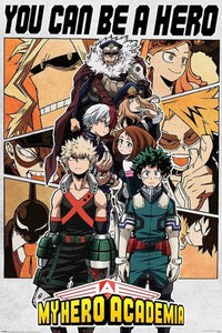 Pyramid My Hero Academia Be a Hero Poster 61x91,5cm | Yourdecoration.nl
