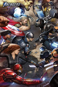 Pyramid Avengers Gamerverse Face Off Poster 61x91,5cm | Yourdecoration.nl