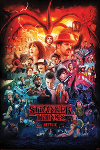 Pyramid Pp34720 Stranger Things Seasons Montage Poster 61x91,5cm | Yourdecoration.nl
