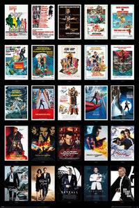pyramid pp35050 james bond 25 films poster 61x91 5cm | Yourdecoration.nl