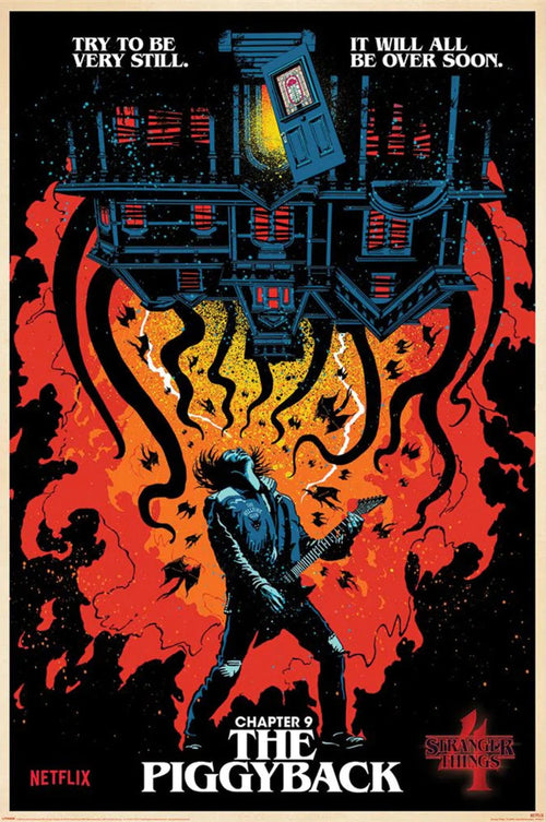 pyramid pp35213 stranger things 4 chapter 9 the piggyback poster 61x91-5cm | Yourdecoration.nl