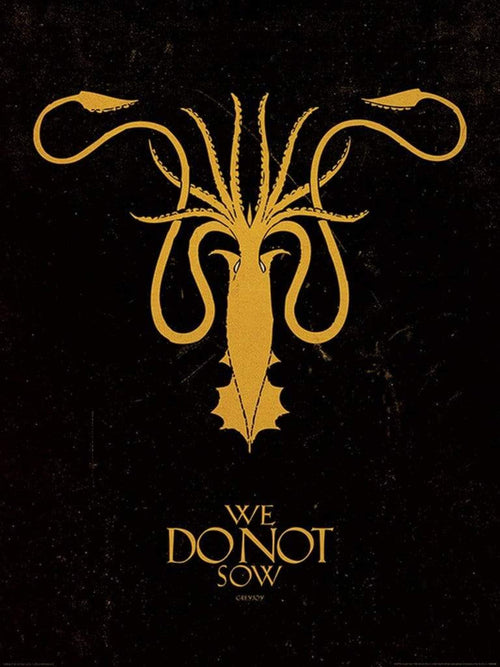 Pyramid Game of Thrones Greyjoy Kunstdruk 60x80cm | Yourdecoration.nl