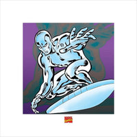 Pyramid Silver Surfer Marvel Comics Kunstdruk 40x40cm | Yourdecoration.nl
