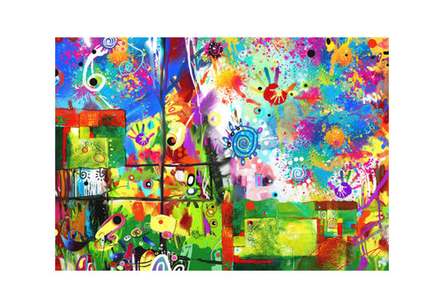Fotobehang - Colorful Fantasies - Vliesbehang