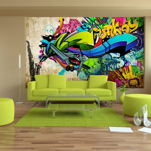 Fotobehang - Funky Graffiti - Vliesbehang