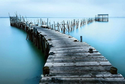 Wizard+Genius Old Landing Stage Vlies Fotobehang 384x260cm 8 banen | Yourdecoration.nl